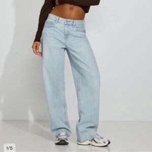 GARAGE Low Rise Slouchy Baggy Jeans